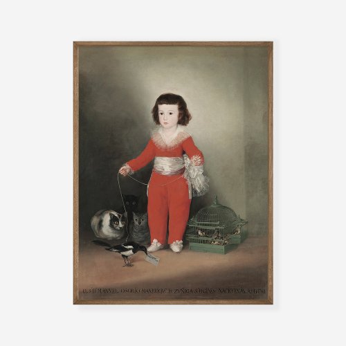 Francisco de Goya Red Boy Manuel Osorio de Zuniga  Poster