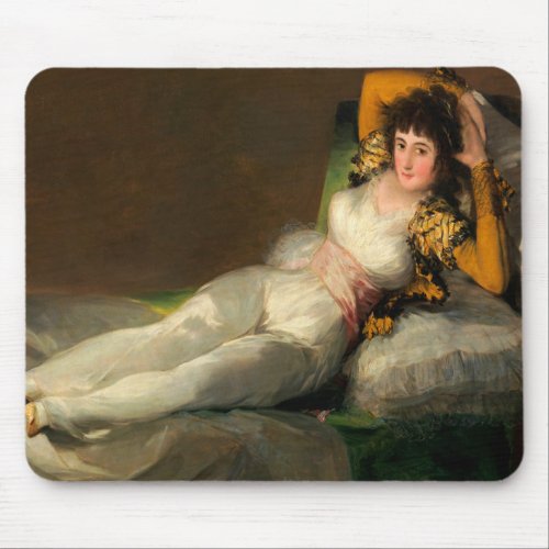 Francisco de Goya the dressed maja Mouse Pad