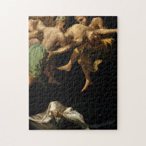 Francisco De Goya _ Witches Flight Jigsaw Puzzle