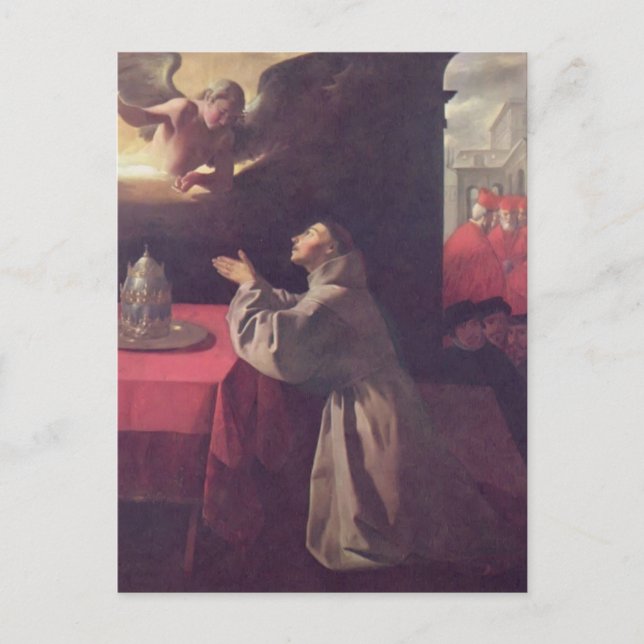 Francisco de Zurbaran- St. Bonaventure Postcard (Front)