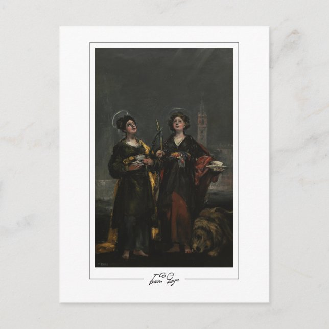 Francisco Goya #33 - Fine Art Postcard (Front)