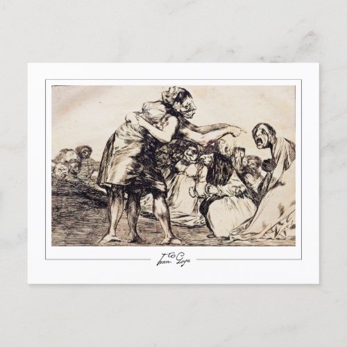 Francisco Goya 517 _ Fine Art Postcard