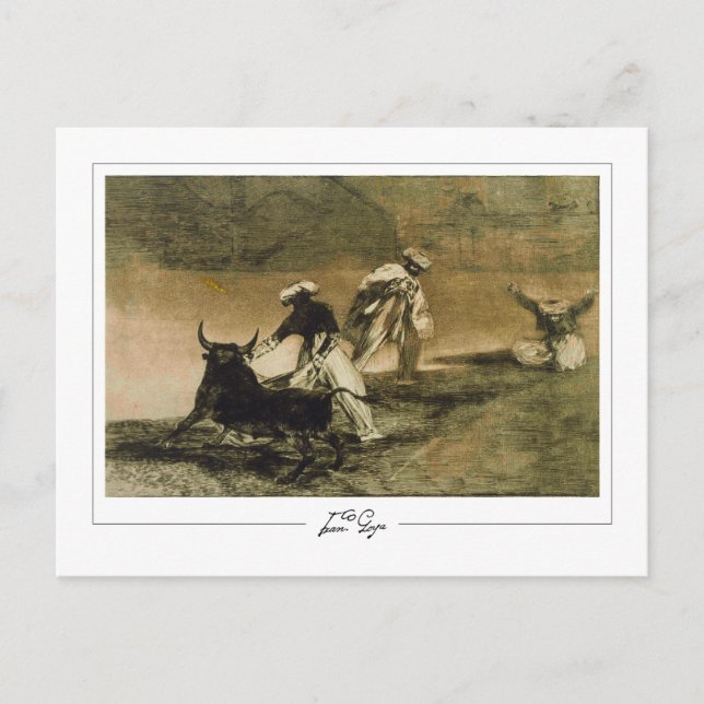 Francisco Goya #527 - Fine Art Postcard (Front)