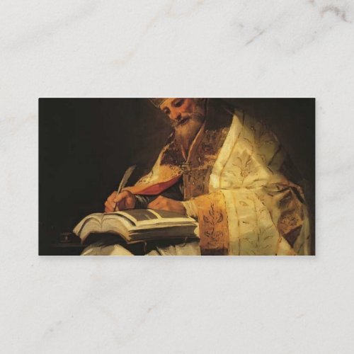 Francisco Goya- Saint Gregory Business Card