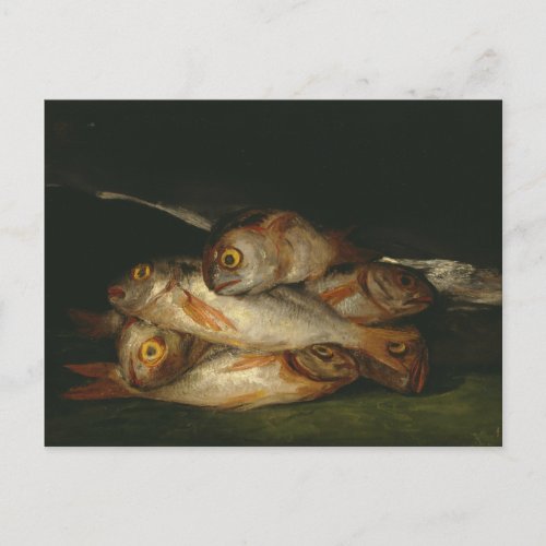 Francisco Goya _ Still Life with Golden Bream Postcard