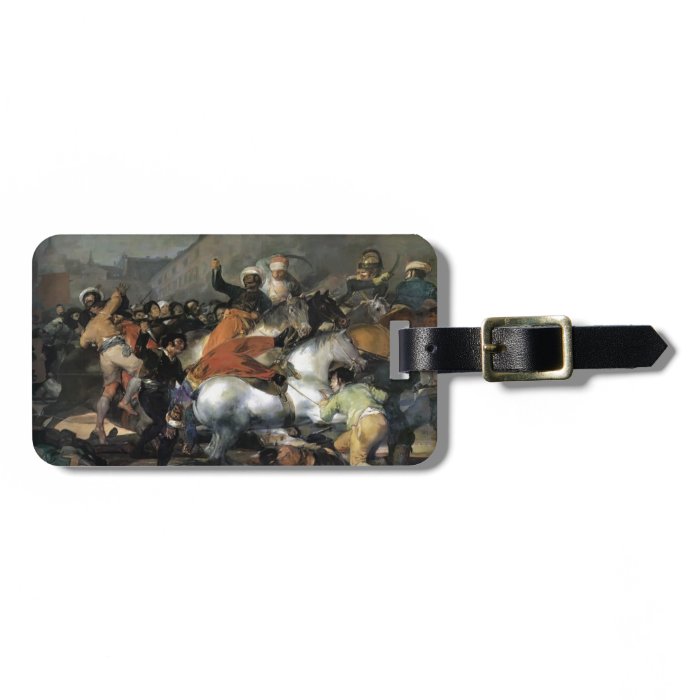 Francisco Goya  The Charge of the Mamelukes Tags For Luggage