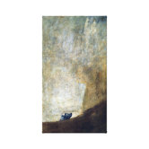 The Dog (Black Paintings) by Francisco Goya 1820 Canvas Print | Zazzle