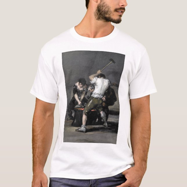 Francisco Goya The Forge T-Shirt (Front)