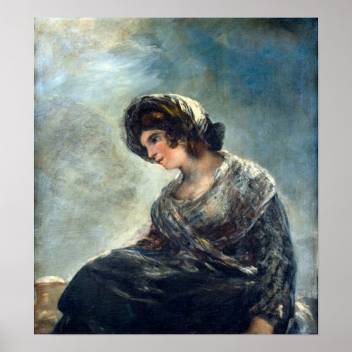 Francisco Goya The Milkmaid of Bordeaux Poster