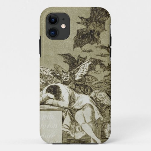 Francisco Goya _ The Sleep Of Reason Produces Mons iPhone 11 Case