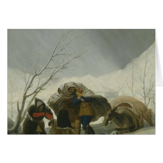 Francisco Goya - Winter Scene Cards (Front Horizontal)