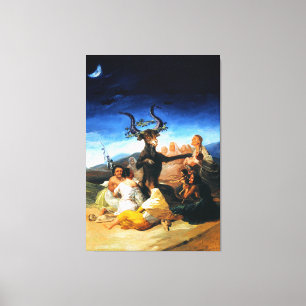 FRANCISCO GOYA - Witches' Sabbath - 1798 -  Canvas Print