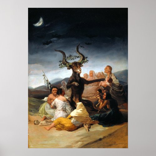 Francisco Goya Witches Sabbath Poster