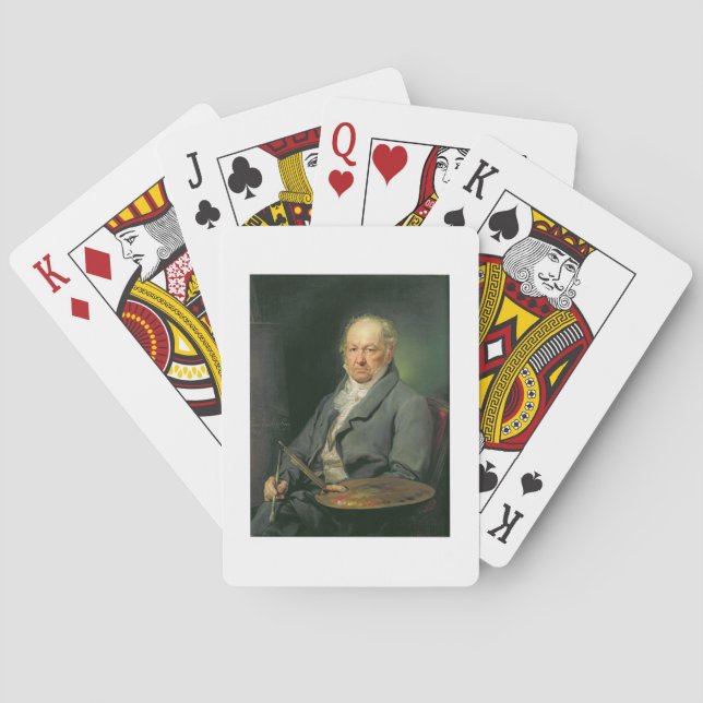 Francisco Jose de Goya, 1826 (oil on canvas) Poker Cards (Back)