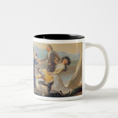 Francisco Jose de Goya y Lucientes  Blind Mans B Two_Tone Coffee Mug