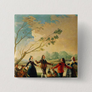 Francisco Jose de Goya y Lucientes   Dance on the  Pinback Button