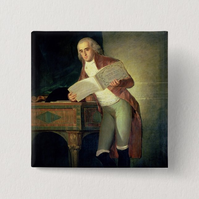 Francisco Jose de Goya y Lucientes | Don Jose Alva Button (Front)