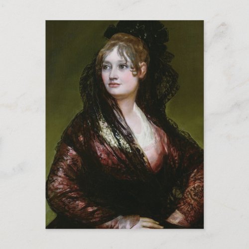 Francisco Jose de Goya y Lucientes  Dona Isabel d Postcard