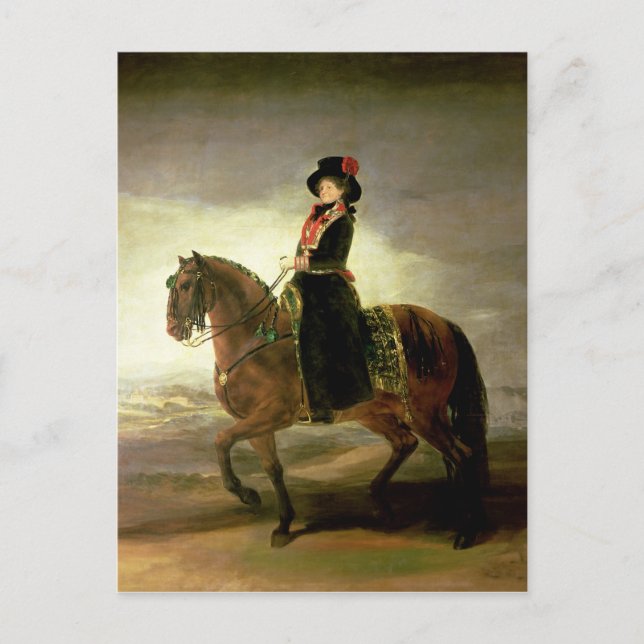 Francisco Jose de Goya y Lucientes | Equestrian po Postcard (Front)