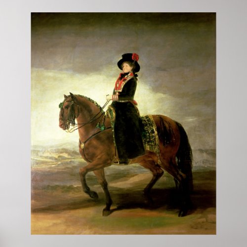 Francisco Jose de Goya y Lucientes  Equestrian po Poster