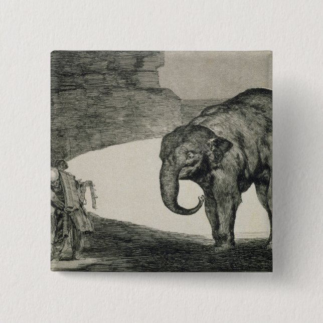 Francisco Jose de Goya y Lucientes | Folly of Beas Button (Front)