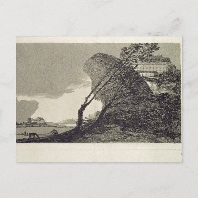 Francisco Jose de Goya y Lucientes | Landscape wit Postcard (Front)