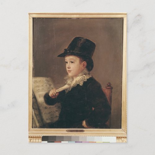 Francisco Jose de Goya y Lucientes  Portrait of M Postcard