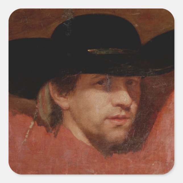 Francisco Jose de Goya y Lucientes | Portrait, pre Square Sticker (Front)