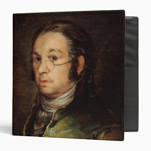 Francisco Jose de Goya y Lucientes  Self Portrait 3 Ring Binder