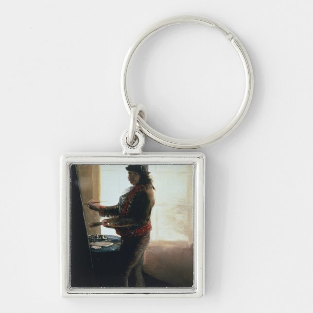 Francisco Jose de Goya y Lucientes | Self Portrait Keychain (Front)
