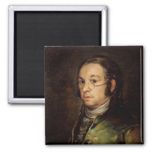 Francisco Jose de Goya y Lucientes  Self Portrait Magnet
