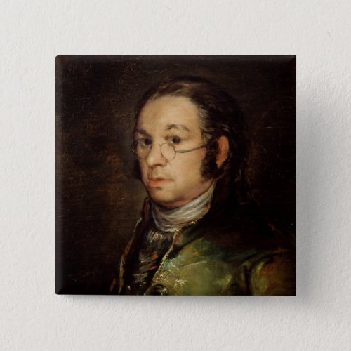 Francisco Jose de Goya y Lucientes  Self Portrait Pinback Button