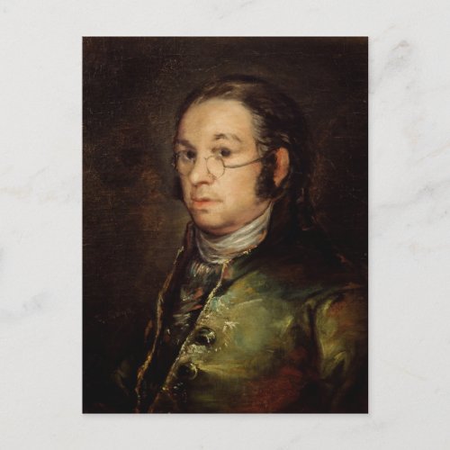 Francisco Jose de Goya y Lucientes  Self Portrait Postcard