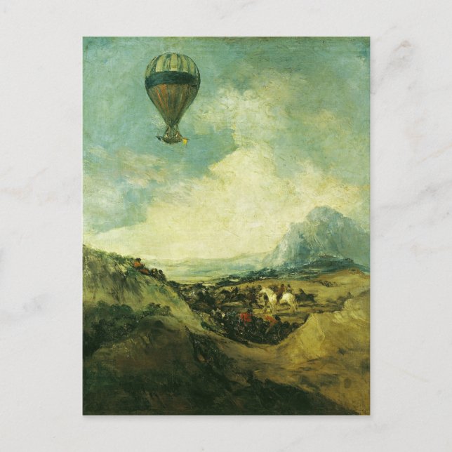 Francisco Jose de Goya y Lucientes | The Balloon o Postcard (Front)