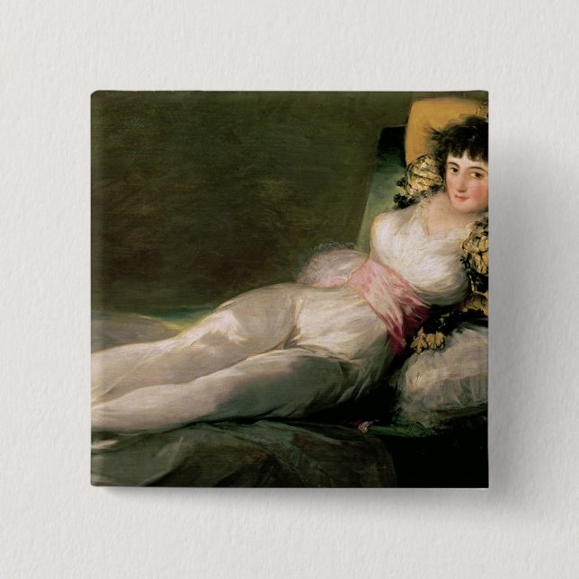 Francisco Jose de Goya y Lucientes | The Clothed M Button (Front)