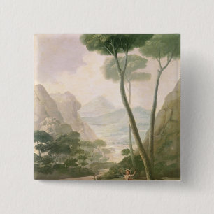 Francisco Jose de Goya y Lucientes   The Fall or T Pinback Button