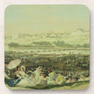Francisco Jose de Goya y Lucientes   The Meadow at Drink Coaster