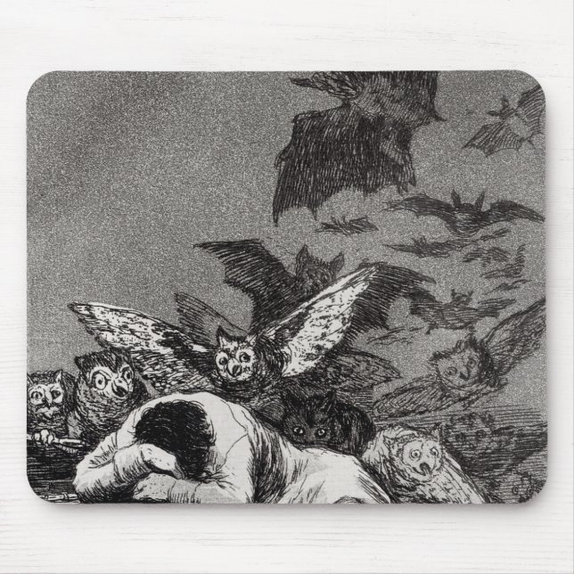 Francisco Jose de Goya y Lucientes | The Sleep of  Mouse Pad (Front)