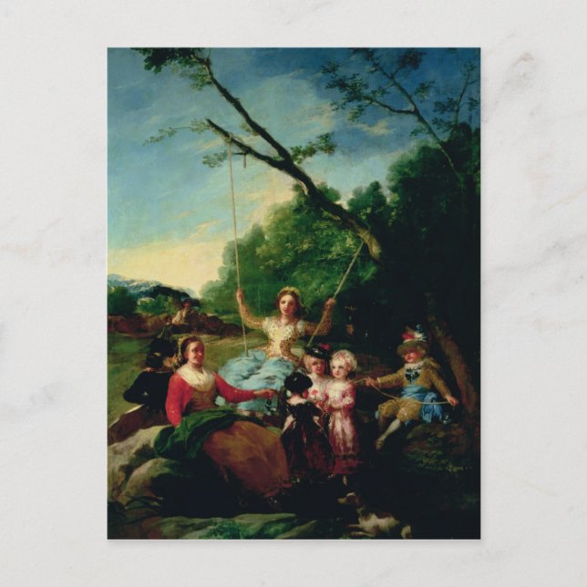 Francisco Jose de Goya y Lucientes | The Swing Postcard (Front)