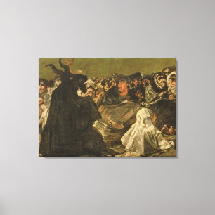 Francisco Jose de Goya y Lucientes The Witches' Canvas Print