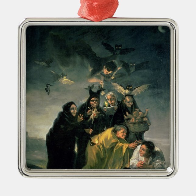 Francisco Jose de Goya y Lucientes | The Witches'  Metal Ornament (Front)