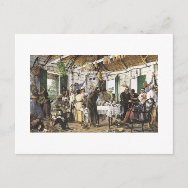 Francisco Oller El Velorio Postcard (Front)