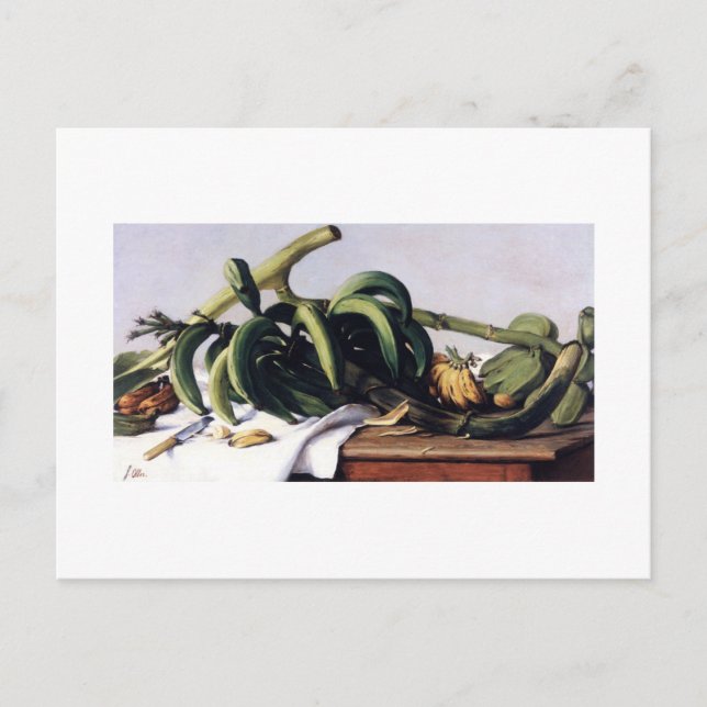 Francisco Oller Platanos Postcard (Front)