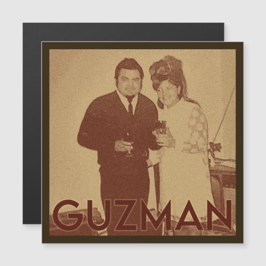 FRANCISCO Sr. & MARGARET GUZMAN - MAGNET (Front/Back)