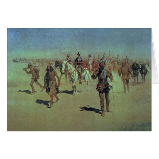 Francisco Vasquez de Coronado Making his Way (Front Horizontal)