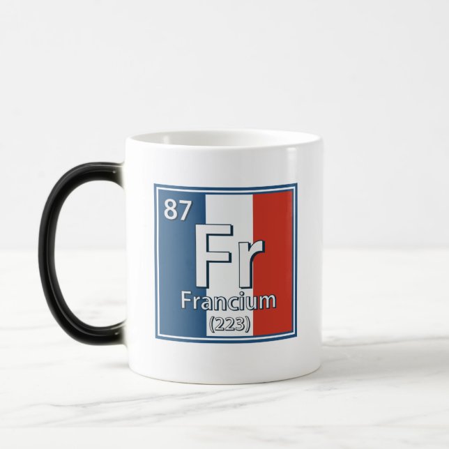 Francium - France Flag French Science Color Morph Mug (Left)