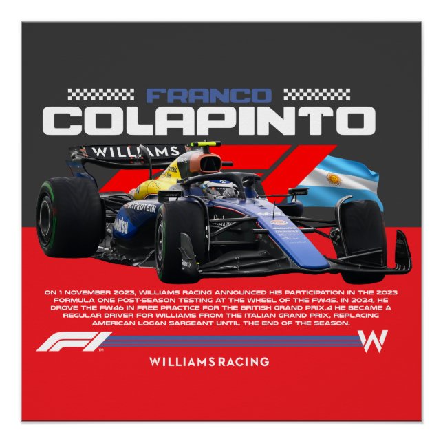 Franco colapinto poster (Front)