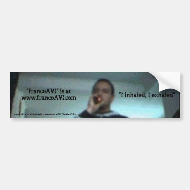 francoAVI bumper sticker (Front)