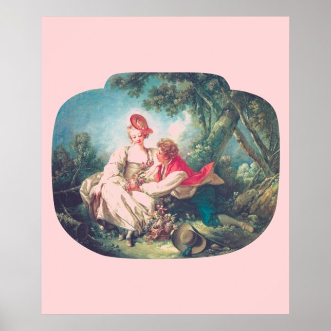 François Boucher The Four Seasons: Autumn Herbst Poster (Front)