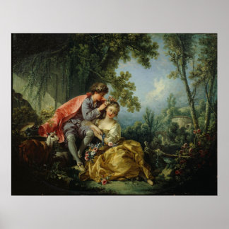 François Boucher The Four Seasons: Spring Frühling Poster